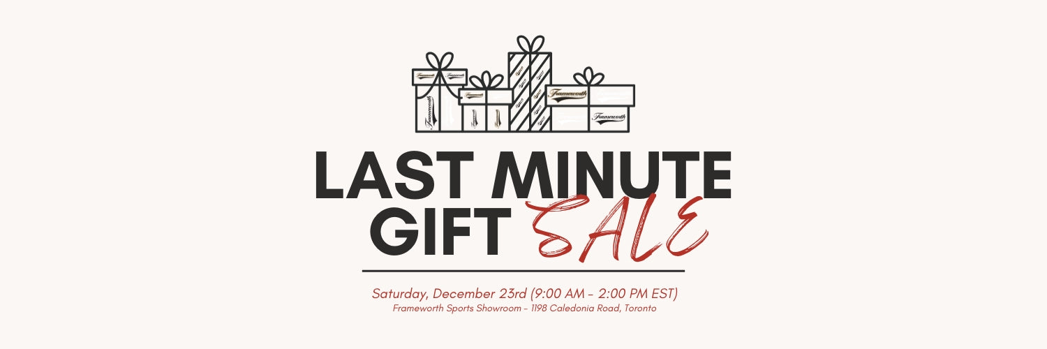 Last Minute Gift Sale in-store only on Dec 23rd (9AM-2PM EST)