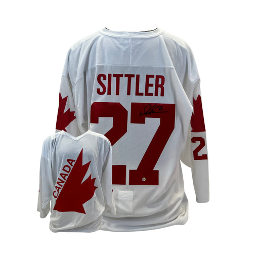 Darryl Sittler Signed Team Canada 76 Replica White Jersey - Frameworth Sports Canada 