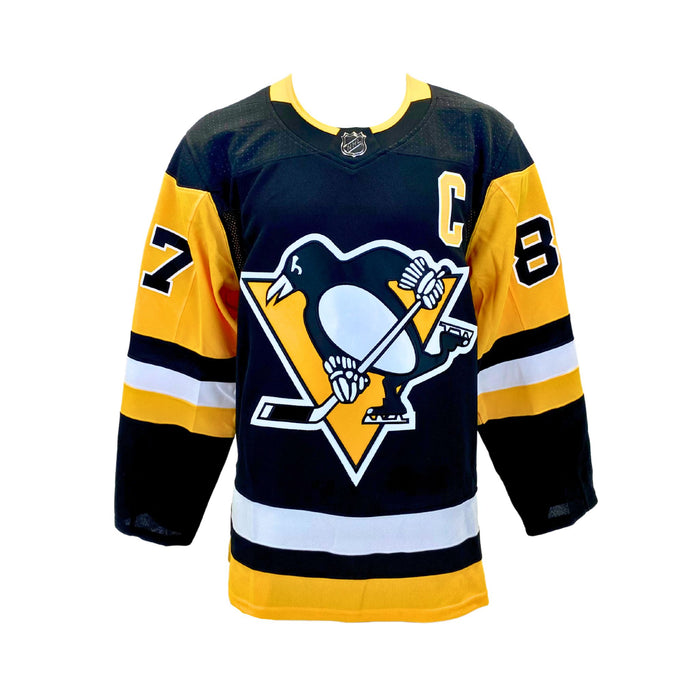 Sidney Crosby Signed Jersey Pittsburgh Penguins Black Adidas - Frameworth Sports Canada 