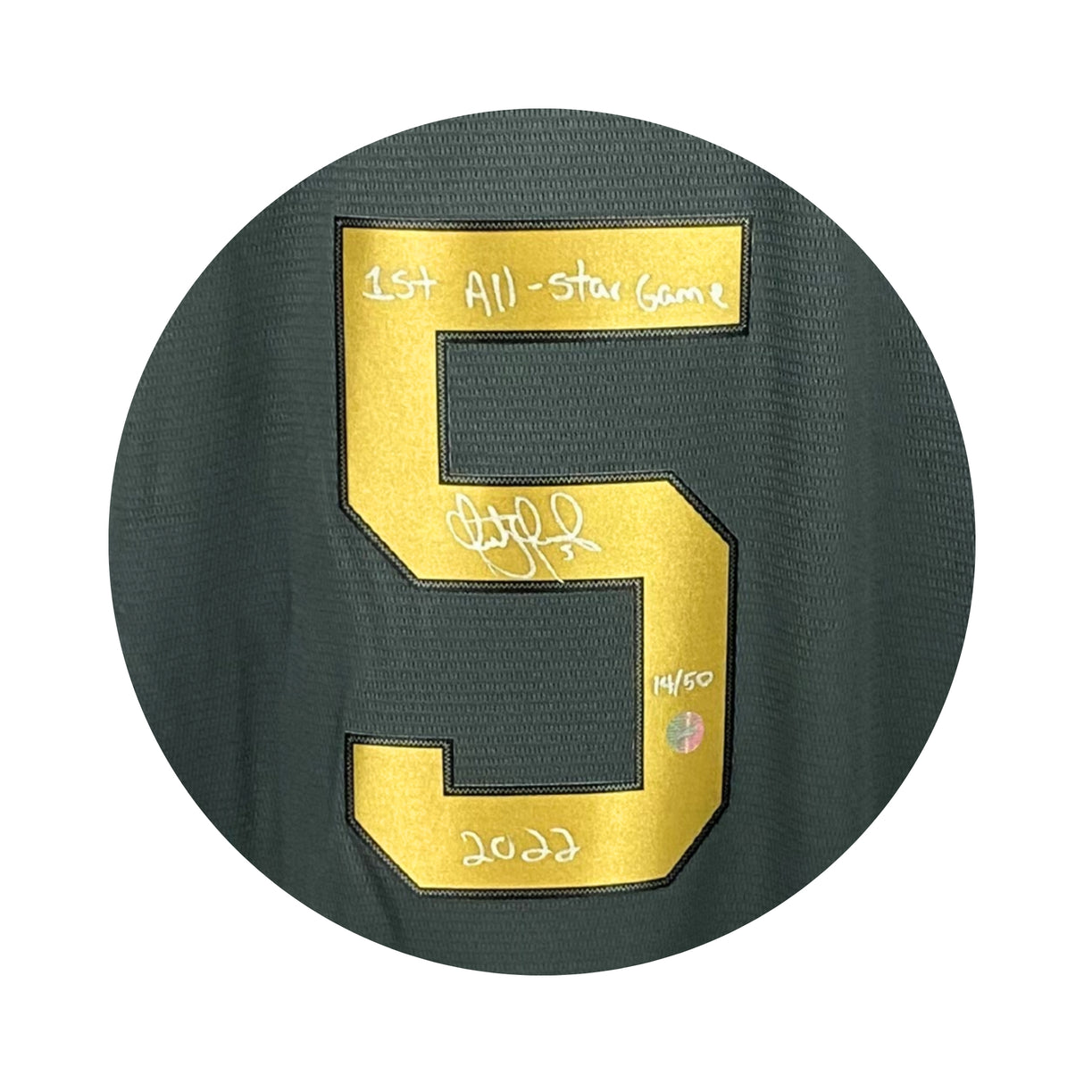 Santiago Espinal Signed Toronto Blue Jays 2022 All-Star Game Replica Nike Charcoal Jersey Inscribed "1st All-Star Game 2022" (Limited Edition of 50)