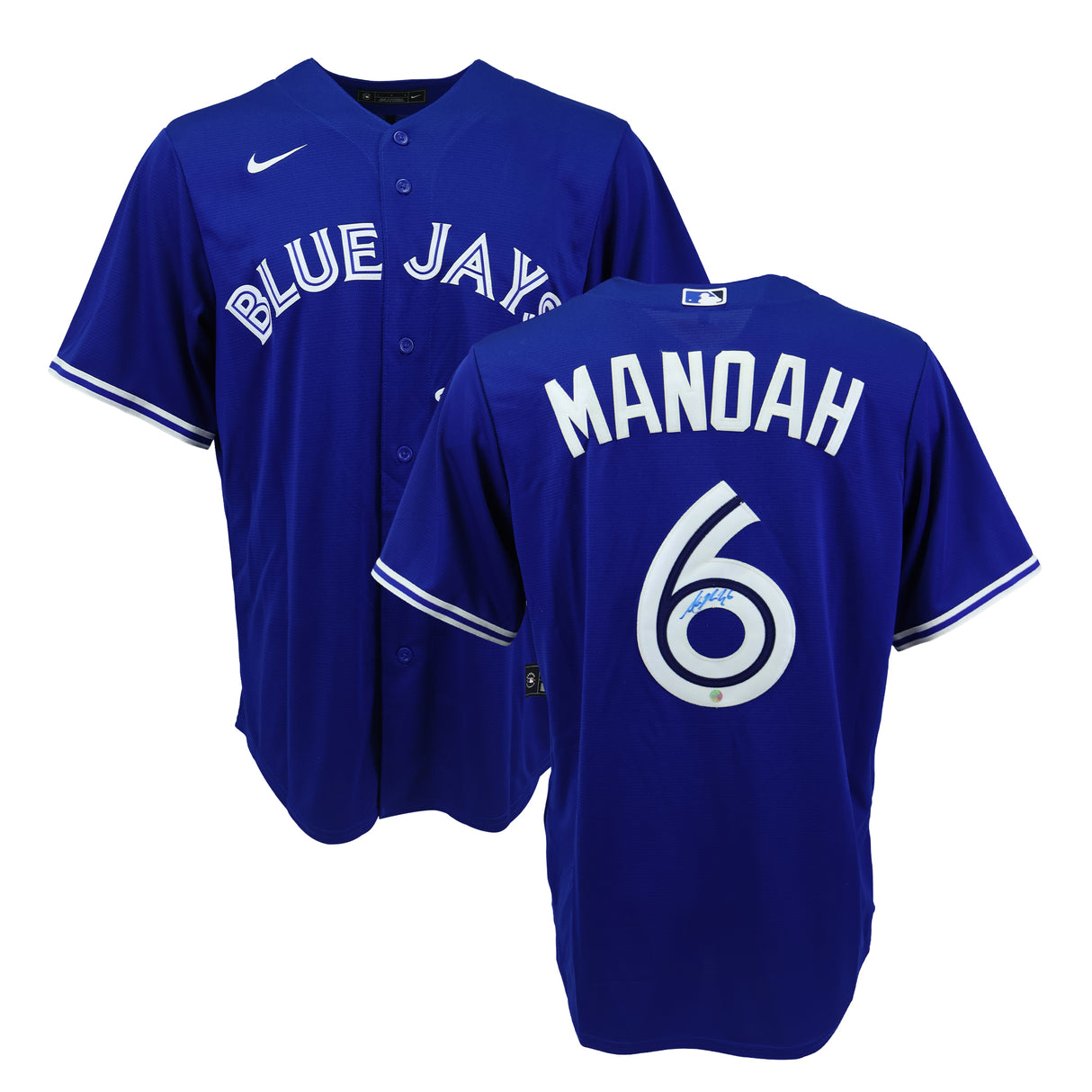 Alek Manoah Signed Toronto Blue Jays Replica Nike Royal Jersey