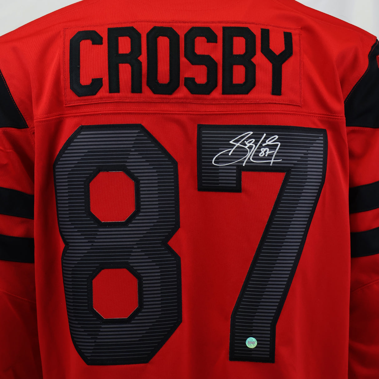 Sidney Crosby Signed Team Canada Replica 2022 Olympics Red Jersey