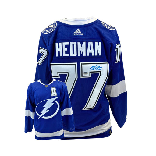 Victor Hedman Signed Tampa Bay Lightning Adidas Auth.  Jersey - Frameworth Sports Canada 