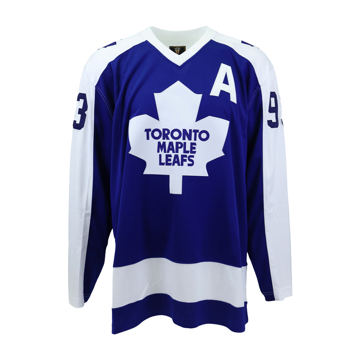 Doug Gilmour Signed Toronto Maple Leafs Fanatics Vintage Jersey (blue)