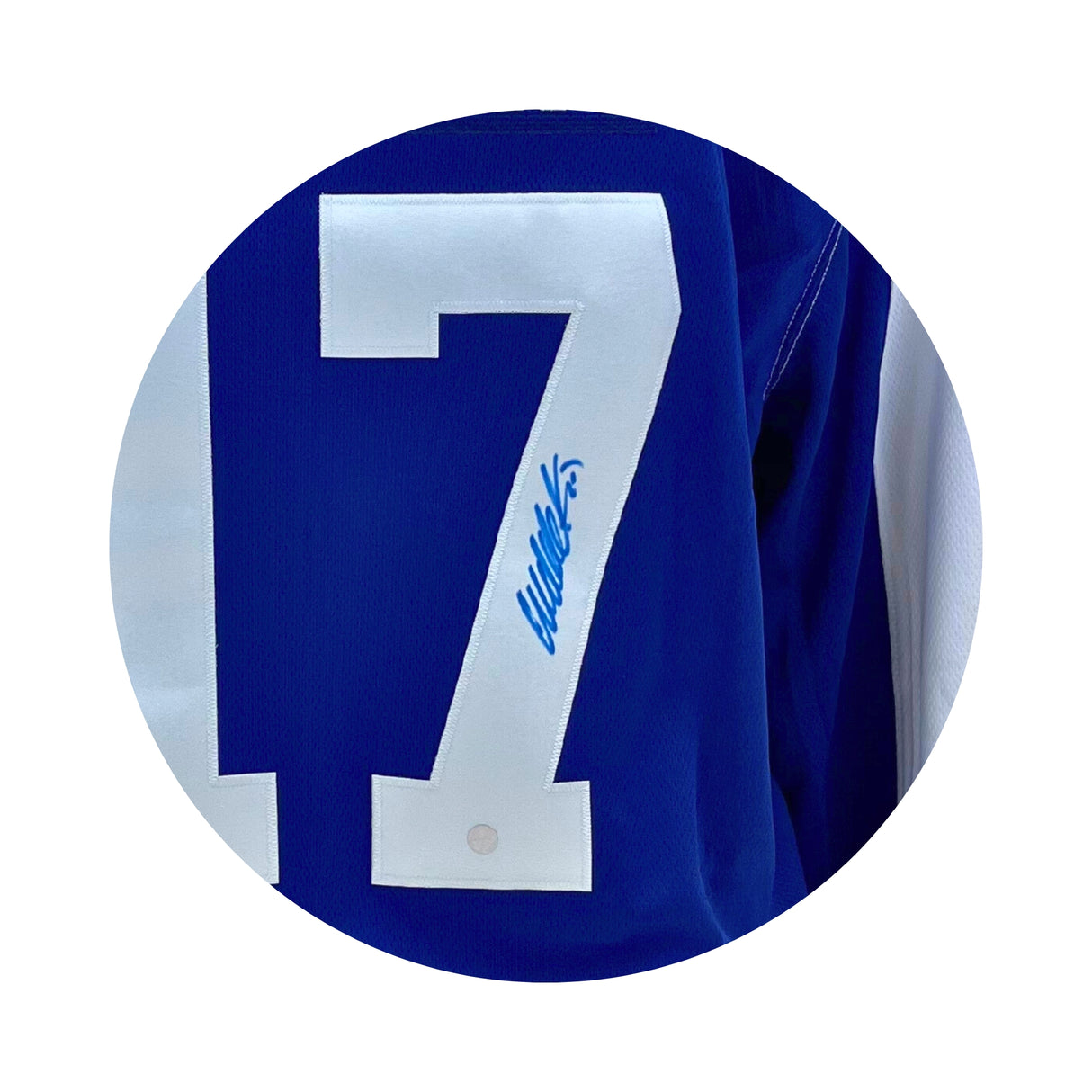 Wendel Clark Signed Toronto Maple Leafs Blue Fanatics Vintage Jersey