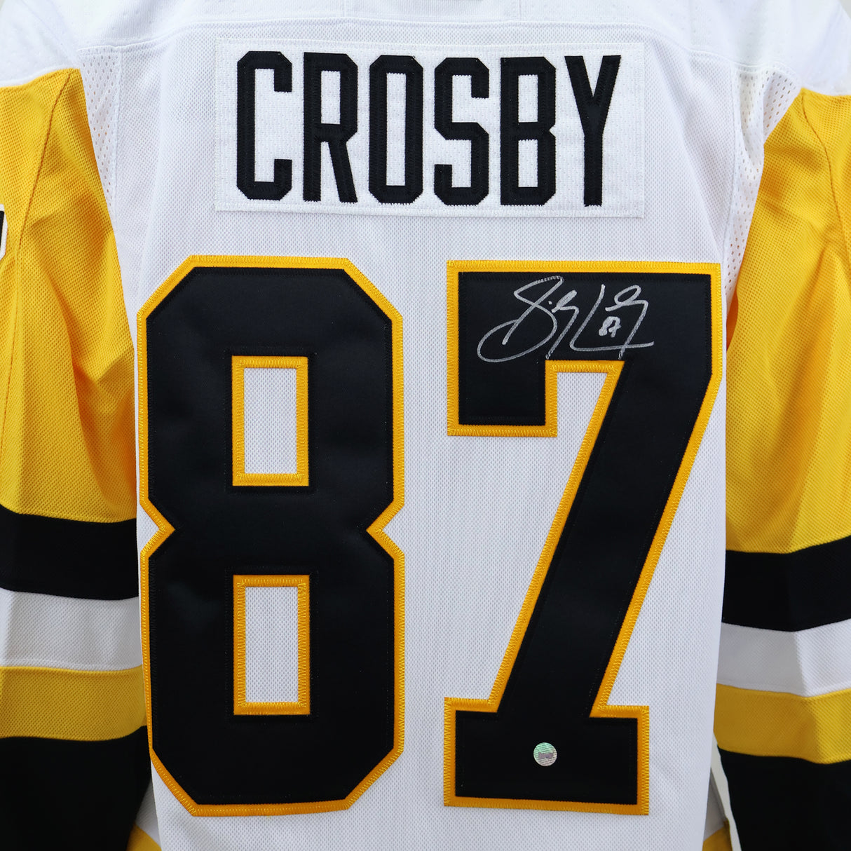 Sidney Crosby Signed Jersey Penguins White Adidas