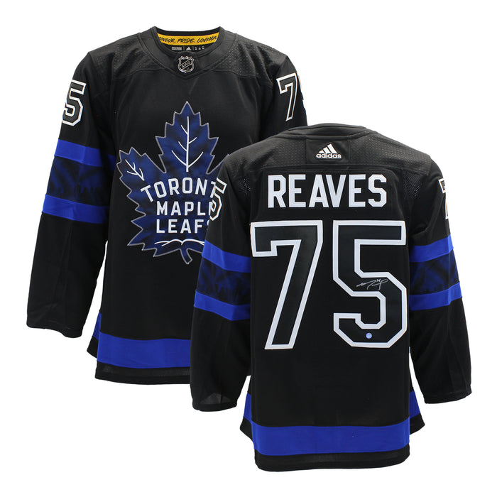 Ryan Reaves Signed Jersey Toronto Maple Leafs Third Adidas - Frameworth Sports Canada 