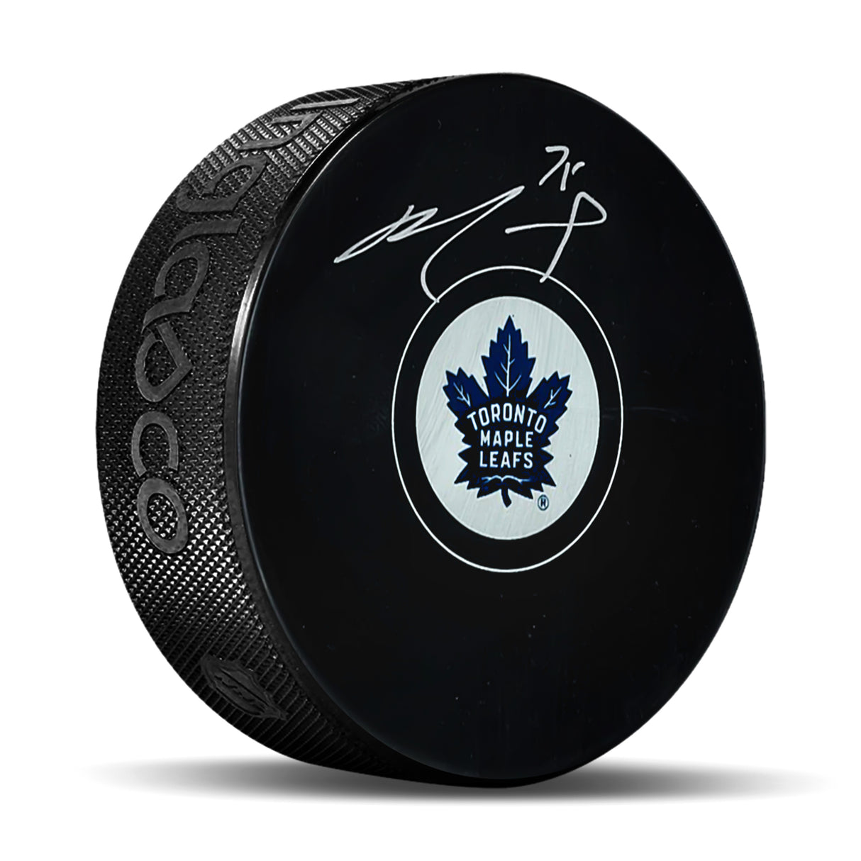 Ryan Reaves Signed Puck Toronto Maple Leafs Autograph Series