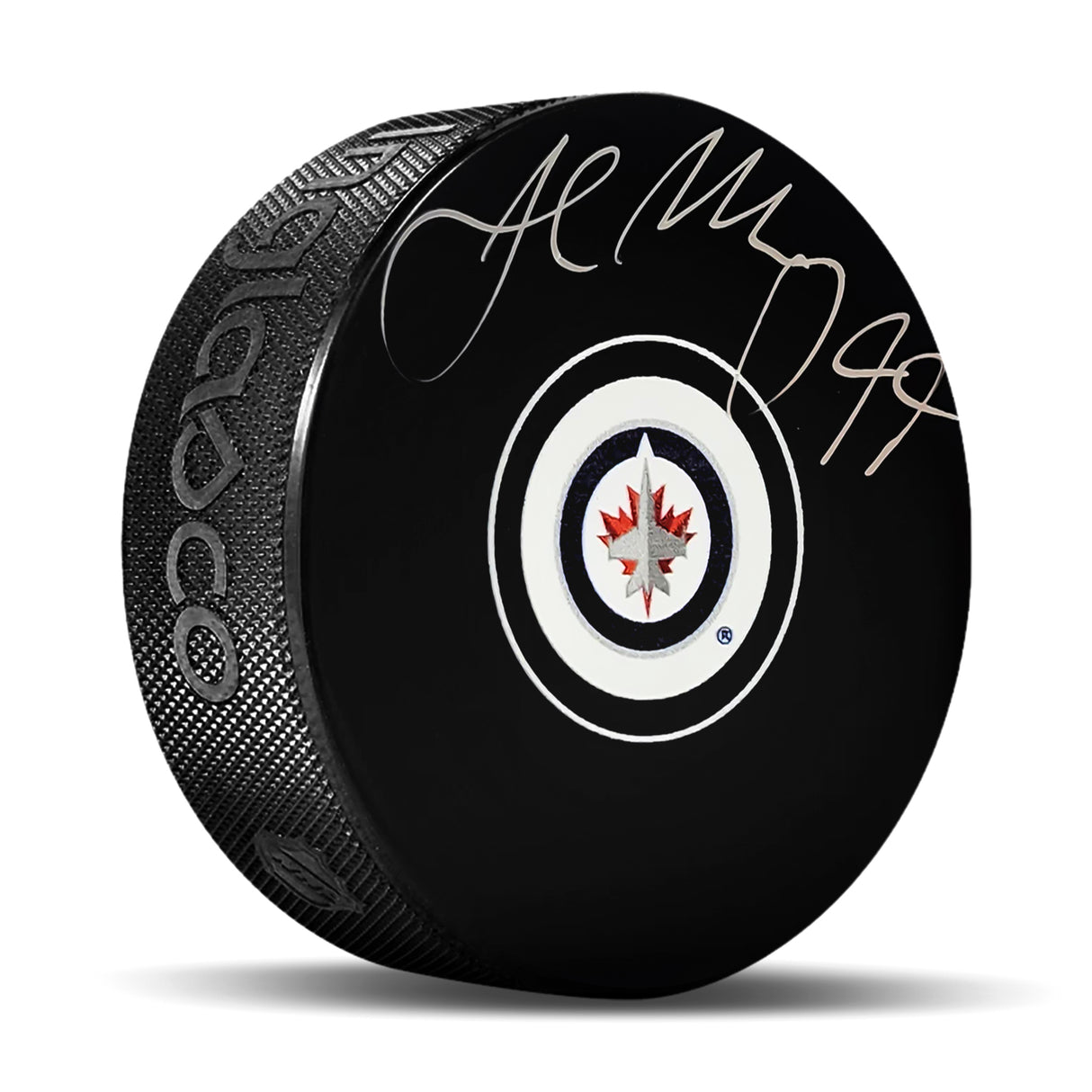 Josh Morrissey Winnipeg Jets Signed Hockey Puck