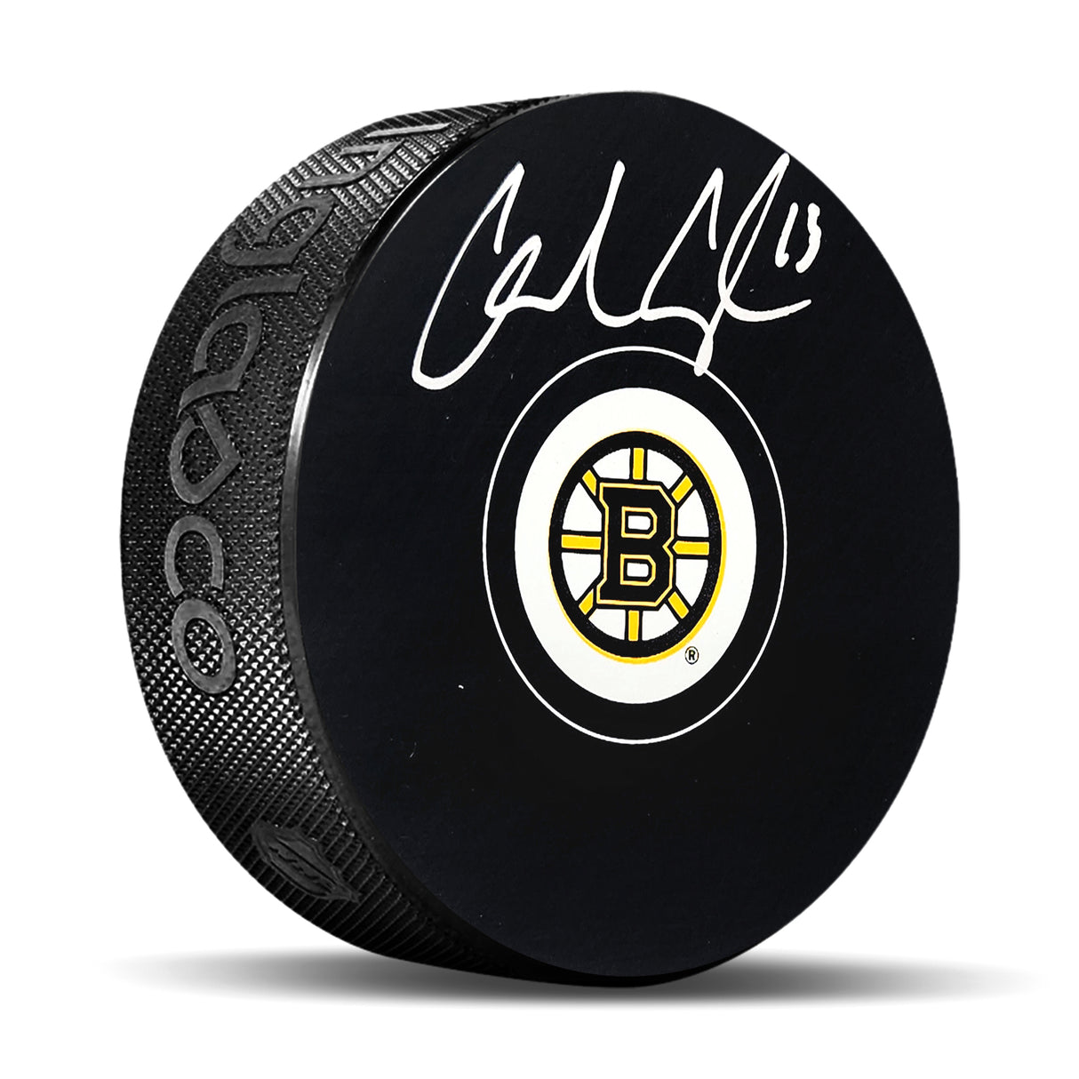 Charlie Coyle Signed Boston Bruins Hockey Puck