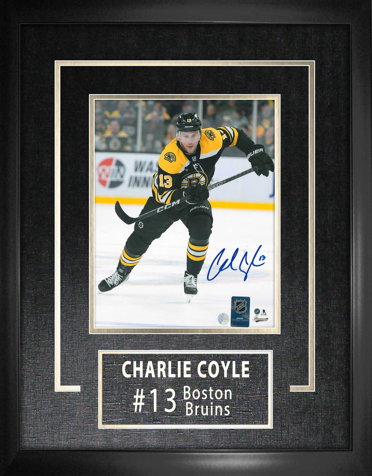 Charlie Coyle Boston Bruins Signed Unframed Home 8x10 Photo