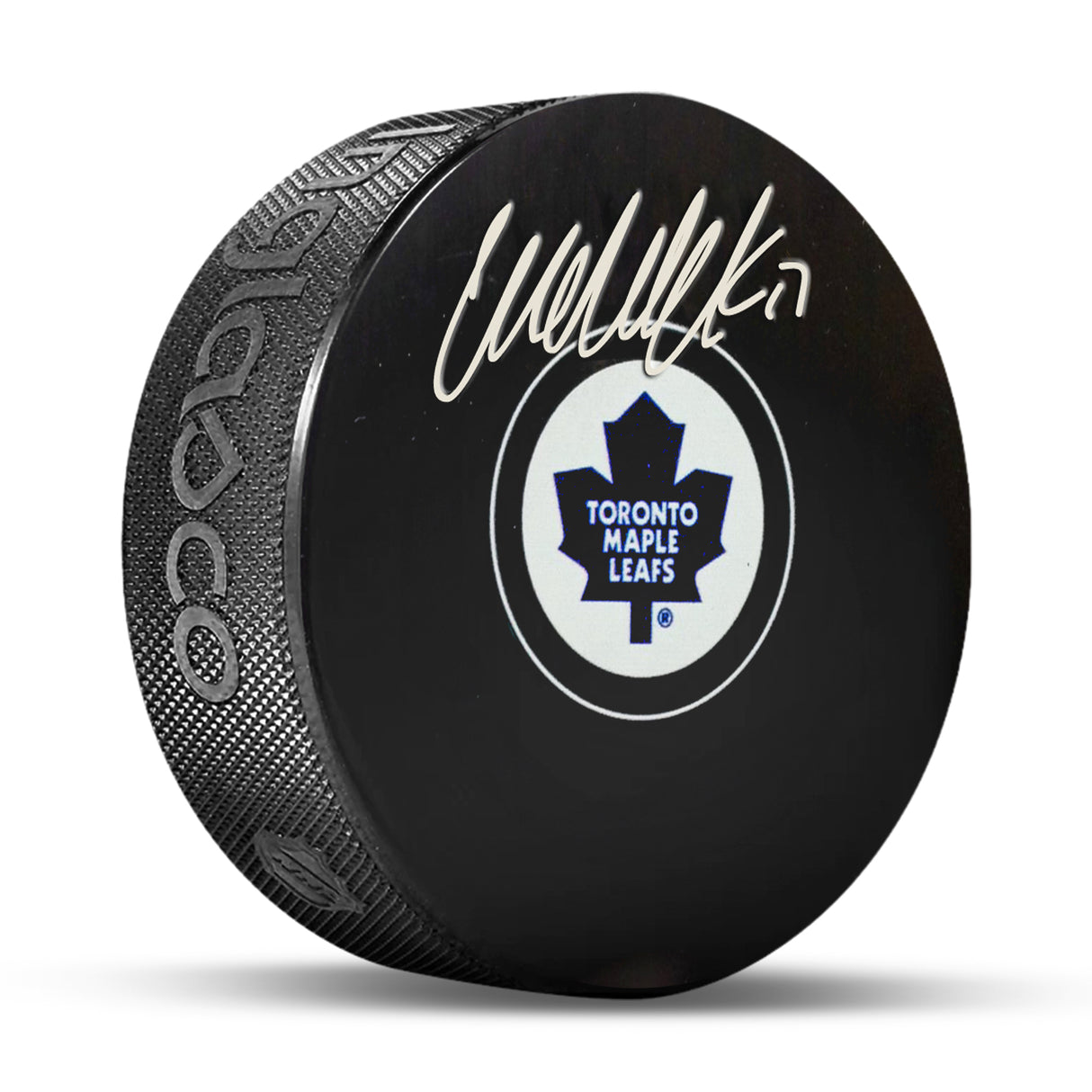 Wendel Clark Signed Toronto Maple Leafs Puck