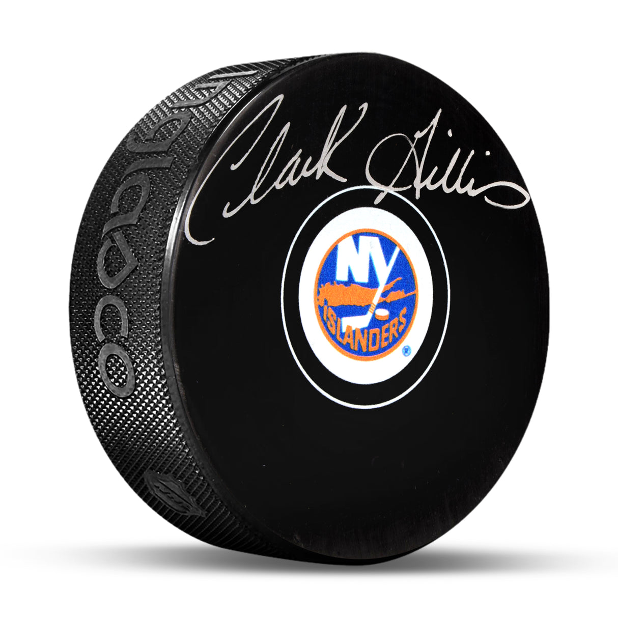 Clark Gillies Signed Puck Islanders