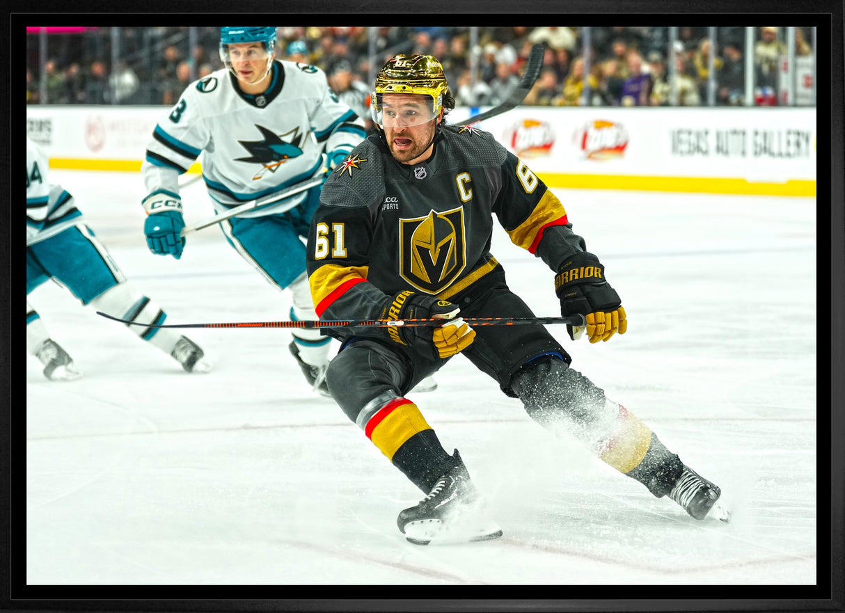 Mark Stone 20x29 Framed Canvas Vegas Golden Knights