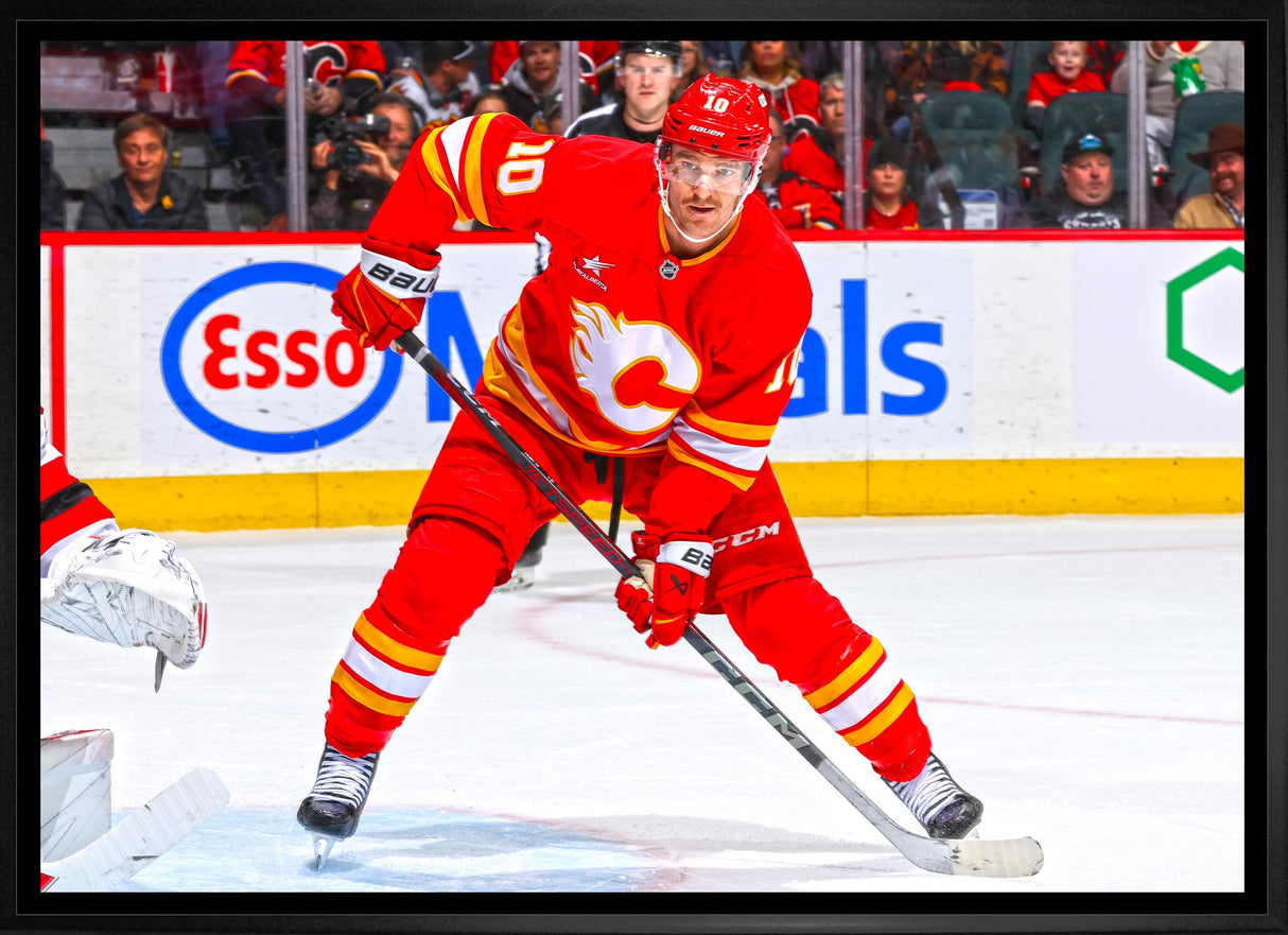 Jonathan Huberdeau 20x29 Framed Canvas Calgary Flames
