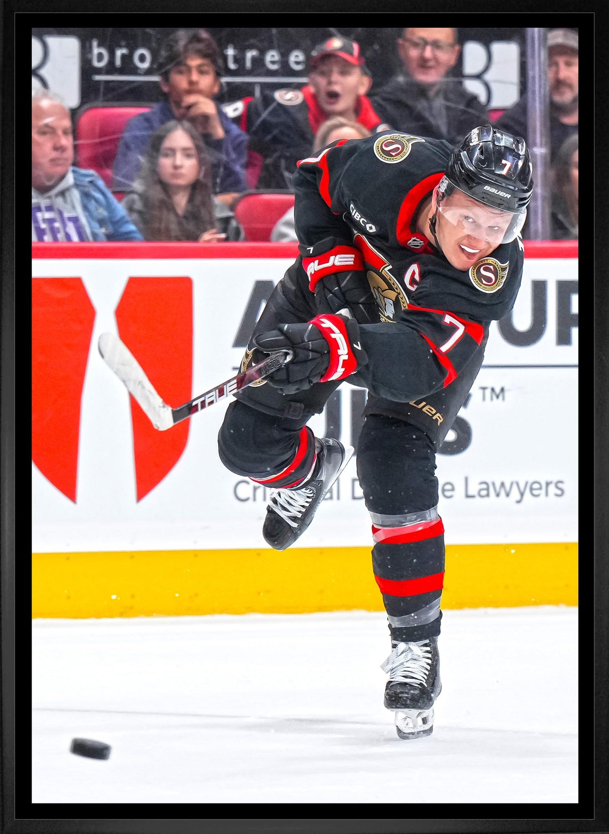 Brady Tkachuk 20x29 Framed Canvas Ottawa Senators