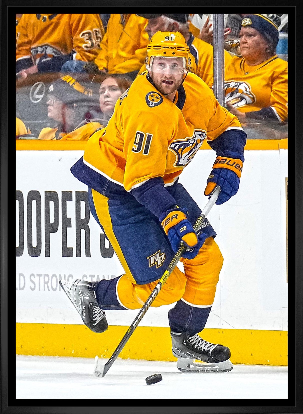 Steven Stamkos 20x29 Framed Canvas Nashville Predators