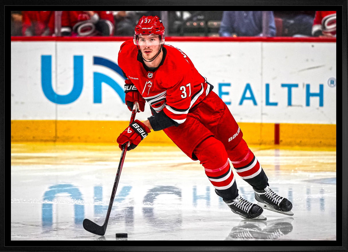 Andrei Svechnikov 20x29 Framed Canvas Carolina Hurricanes