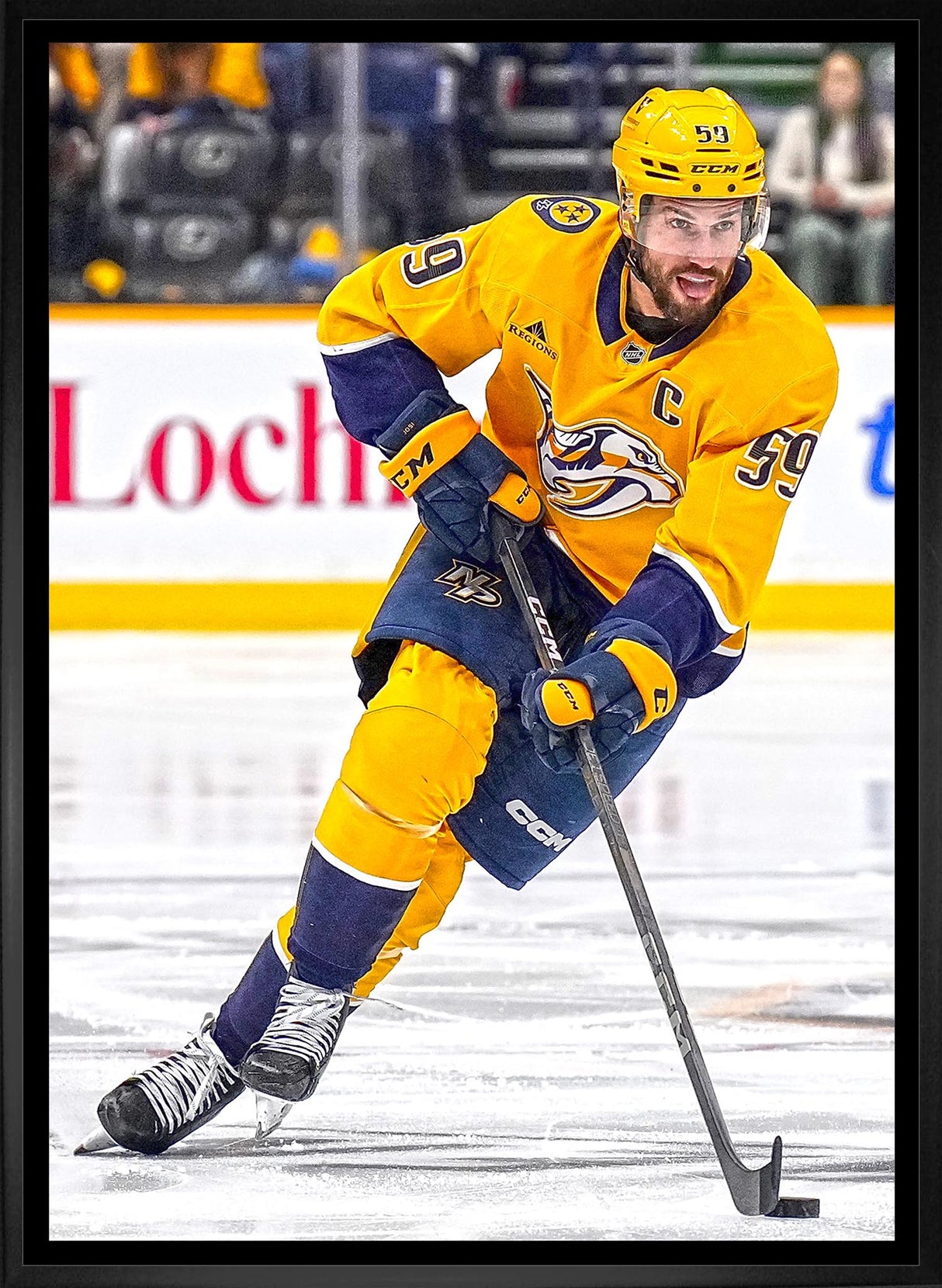 Roman Josi 20x29 Framed Canvas Nashville Predators