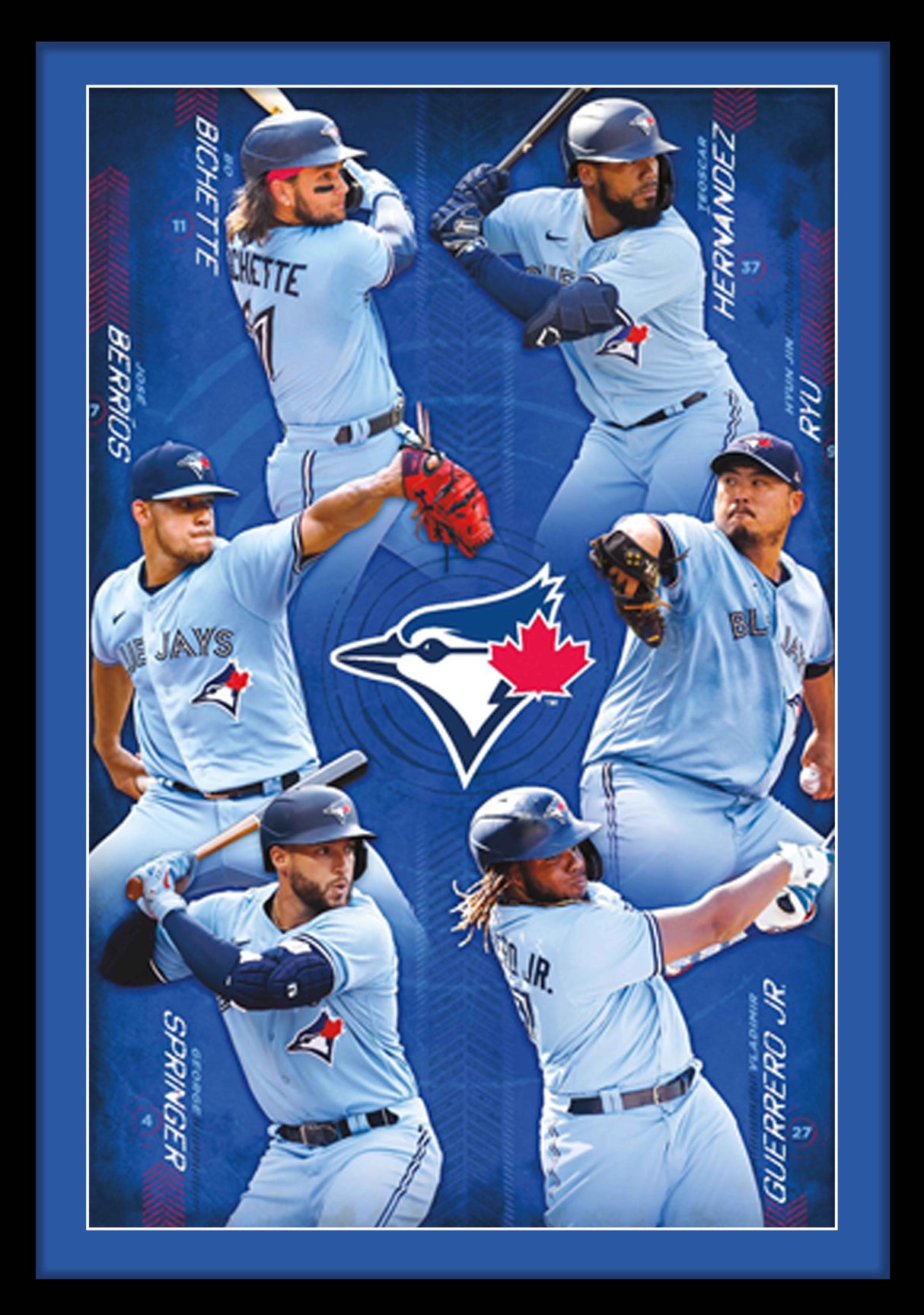 Toronto Blue Jays Framed 6-Player Collage