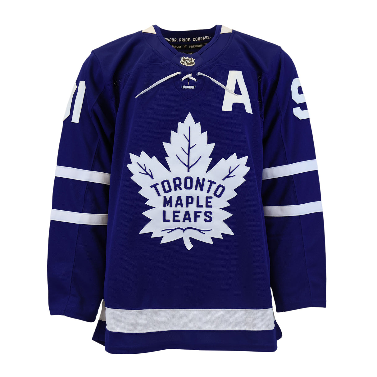 John Tavares Signed Toronto Maple Leafs Fanatics Premium Jersey with "A"