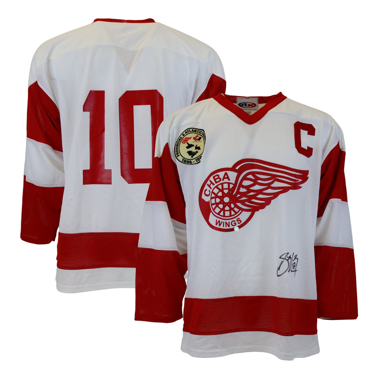 Sidney Crosby Signed Jersey White Cole Harbour Red Wings (Limited Edition of 87)