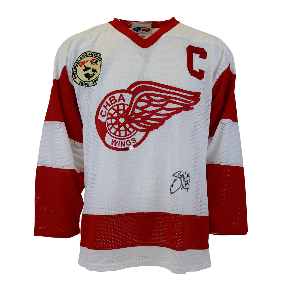 Sidney Crosby Signed Jersey White Cole Harbour Red Wings (Limited Edition of 87)