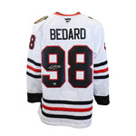 Connor Bedard Signed Jersey Chicago Blackhawks White Fanatics Premium