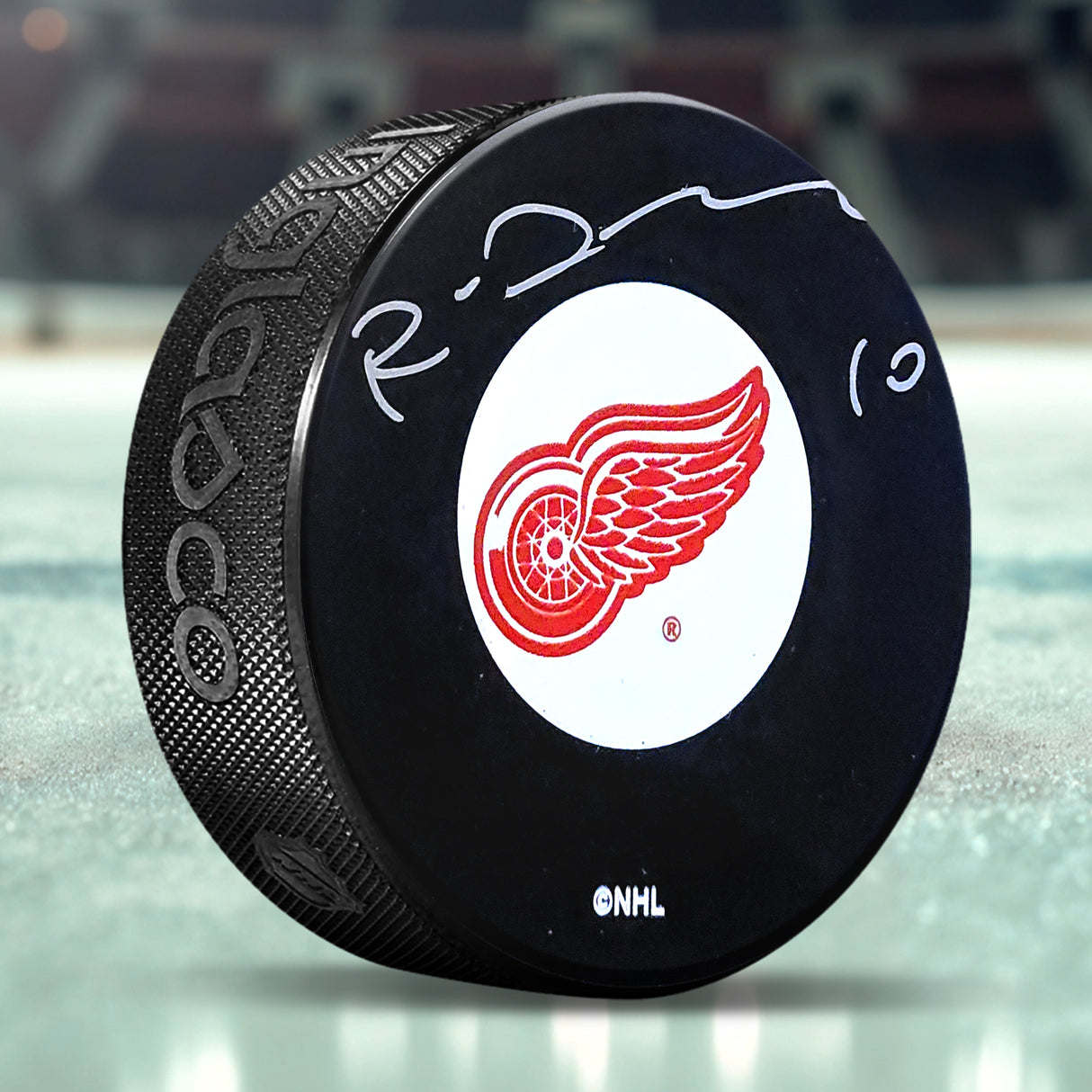 Ron Duguay Signed Detroit Red Wings Puck
