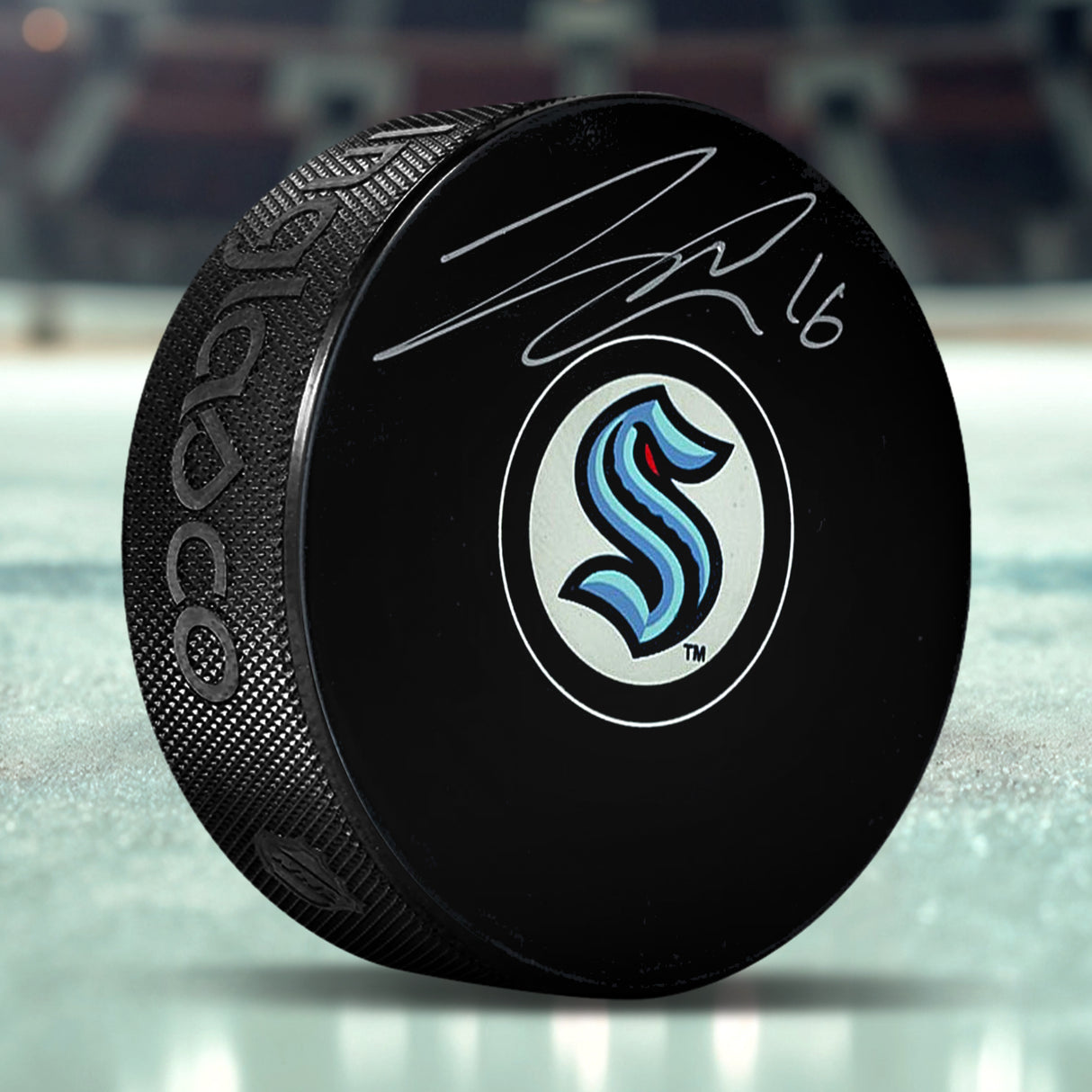 Jared McCann Signed Seattle Kraken Autograph Series Puck