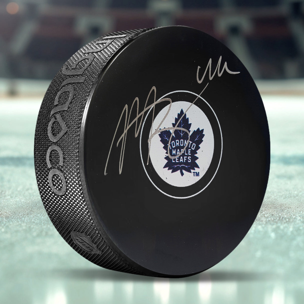Morgan Rielly Toronto Maple Leafs Signed Puck