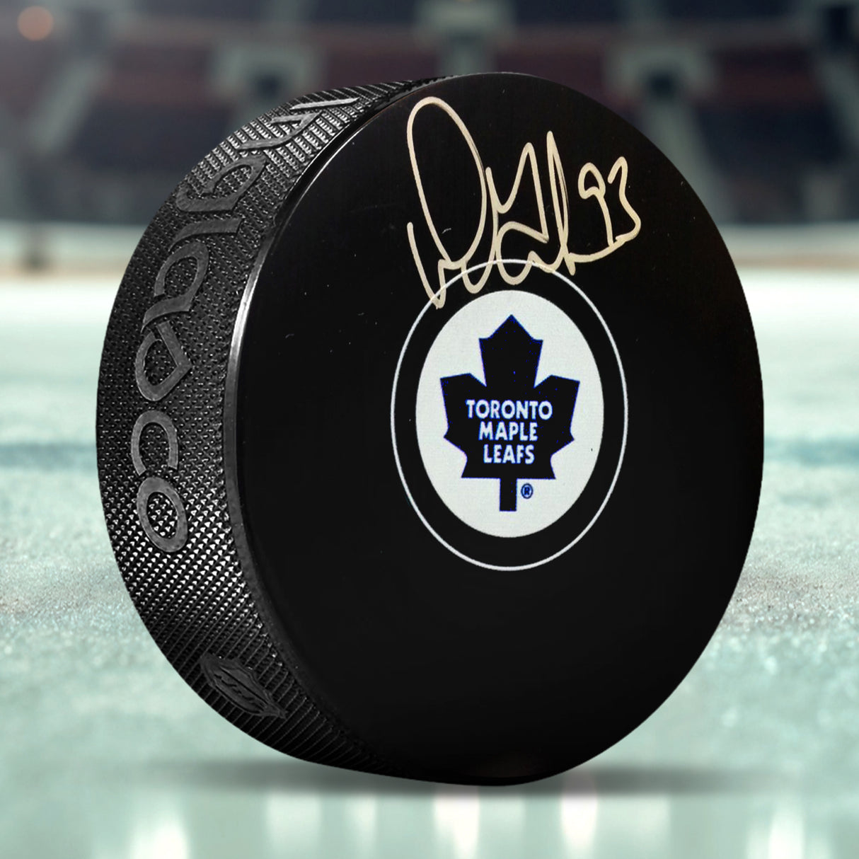 Doug Gilmour Signed Toronto Maple Leafs Puck