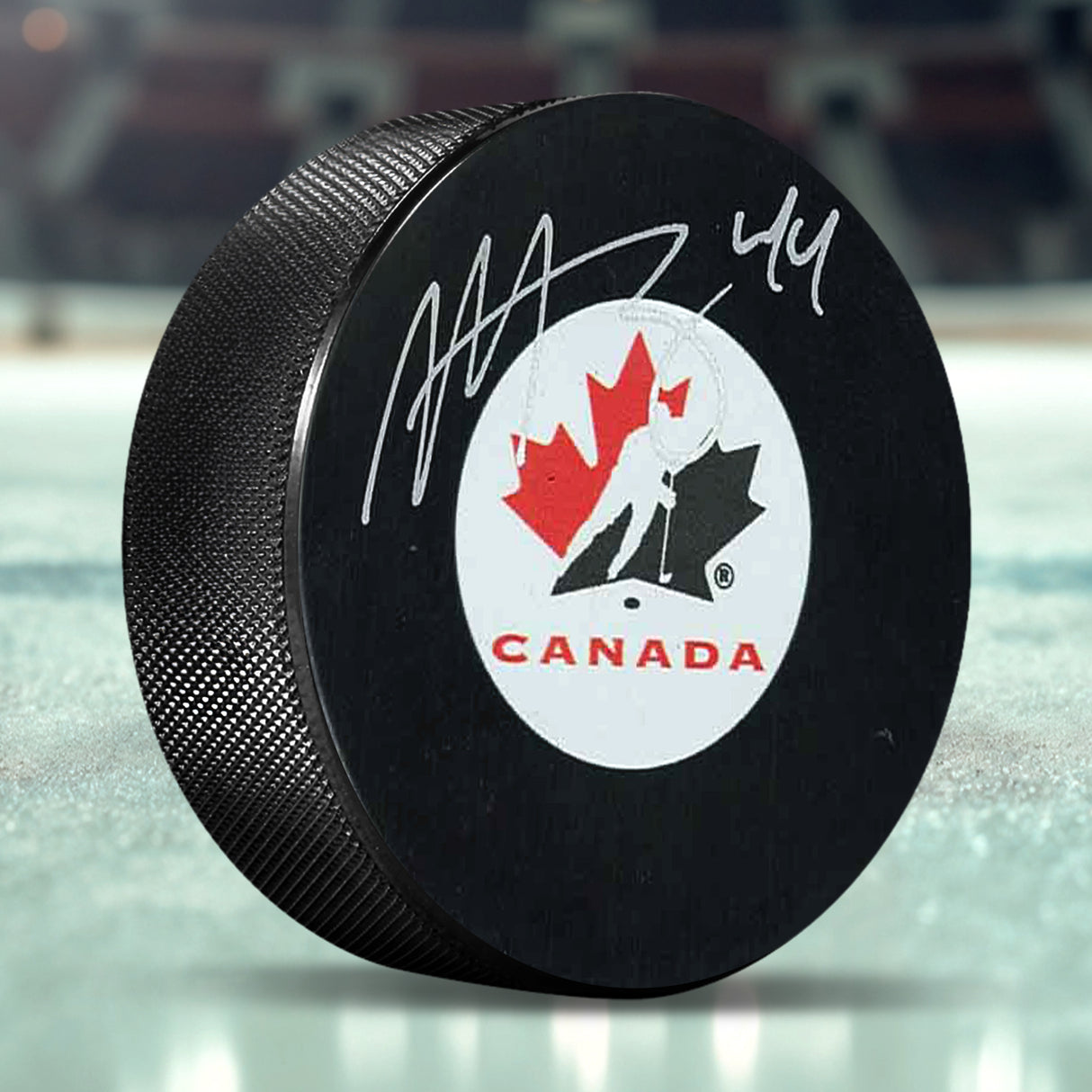 Morgan Rielly Signed Team Canada Puck