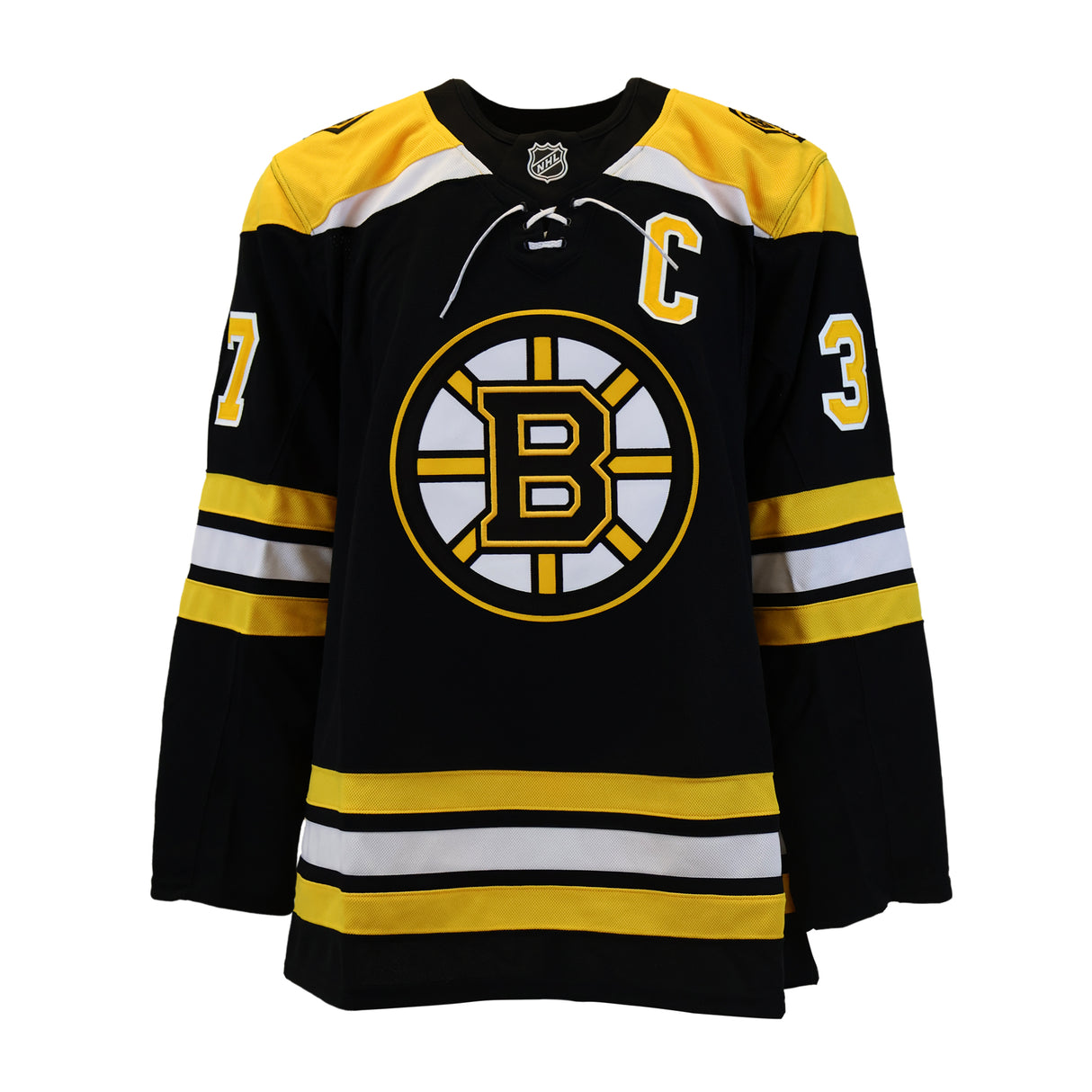 Patrice Bergeron Signed Jersey Bruins Black Fanatics Premium