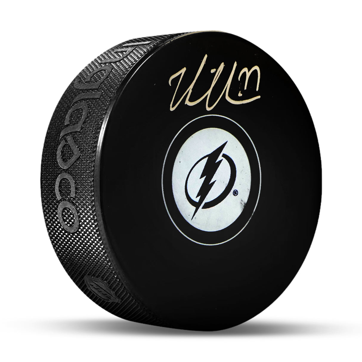 Victor Hedman Tampa Bay Lightning Signed Hockey Puck