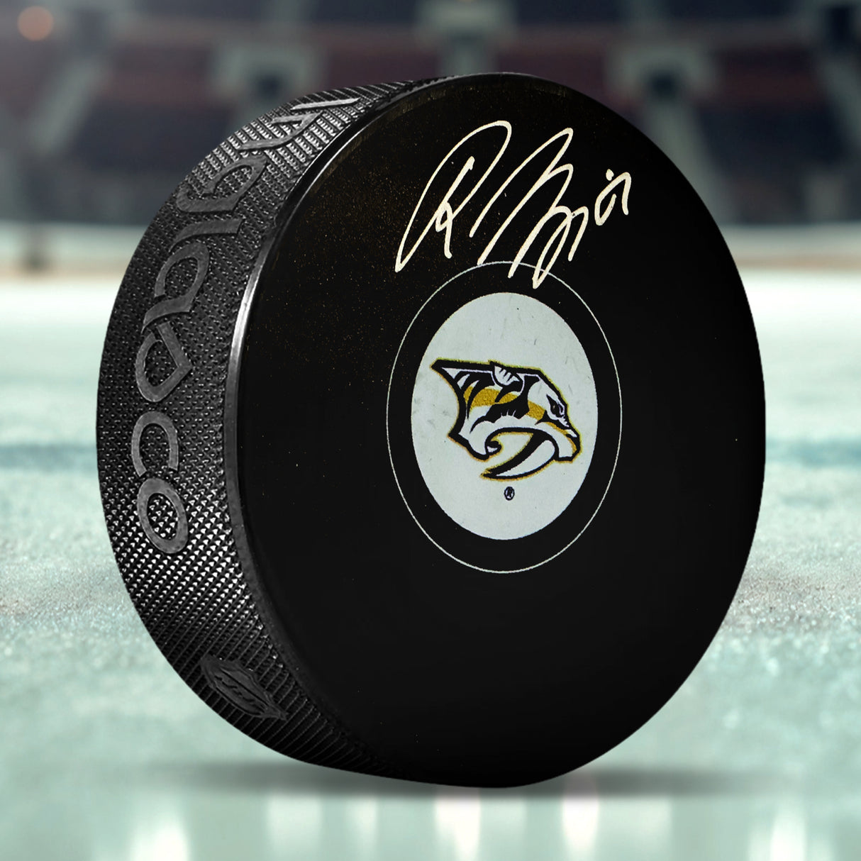 Roman Josi Nashville Predators Signed Hockey Puck
