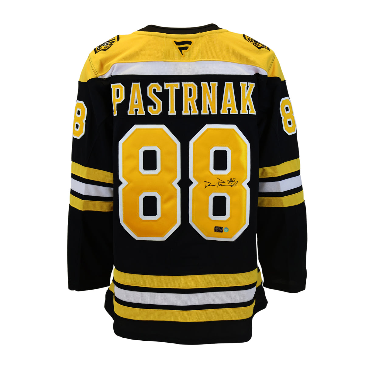 David Pastrnak Signed Jersey Bruins Black Fanatics Premium