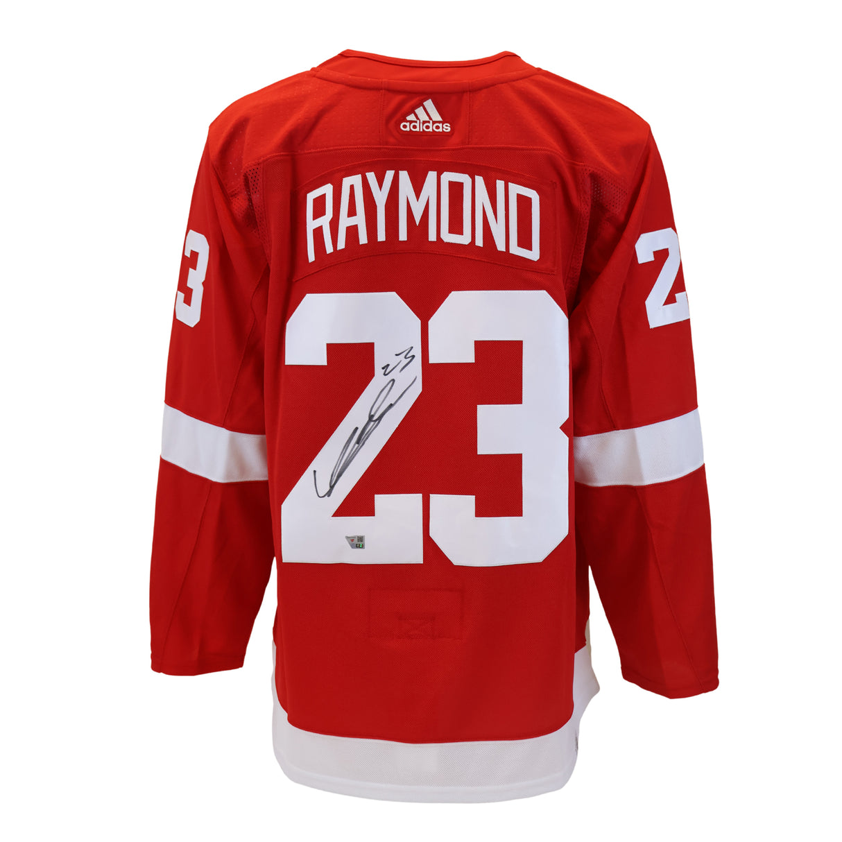 Lucas Raymond Detroit Red Wings Signed Red Adidas Authentic Jersey