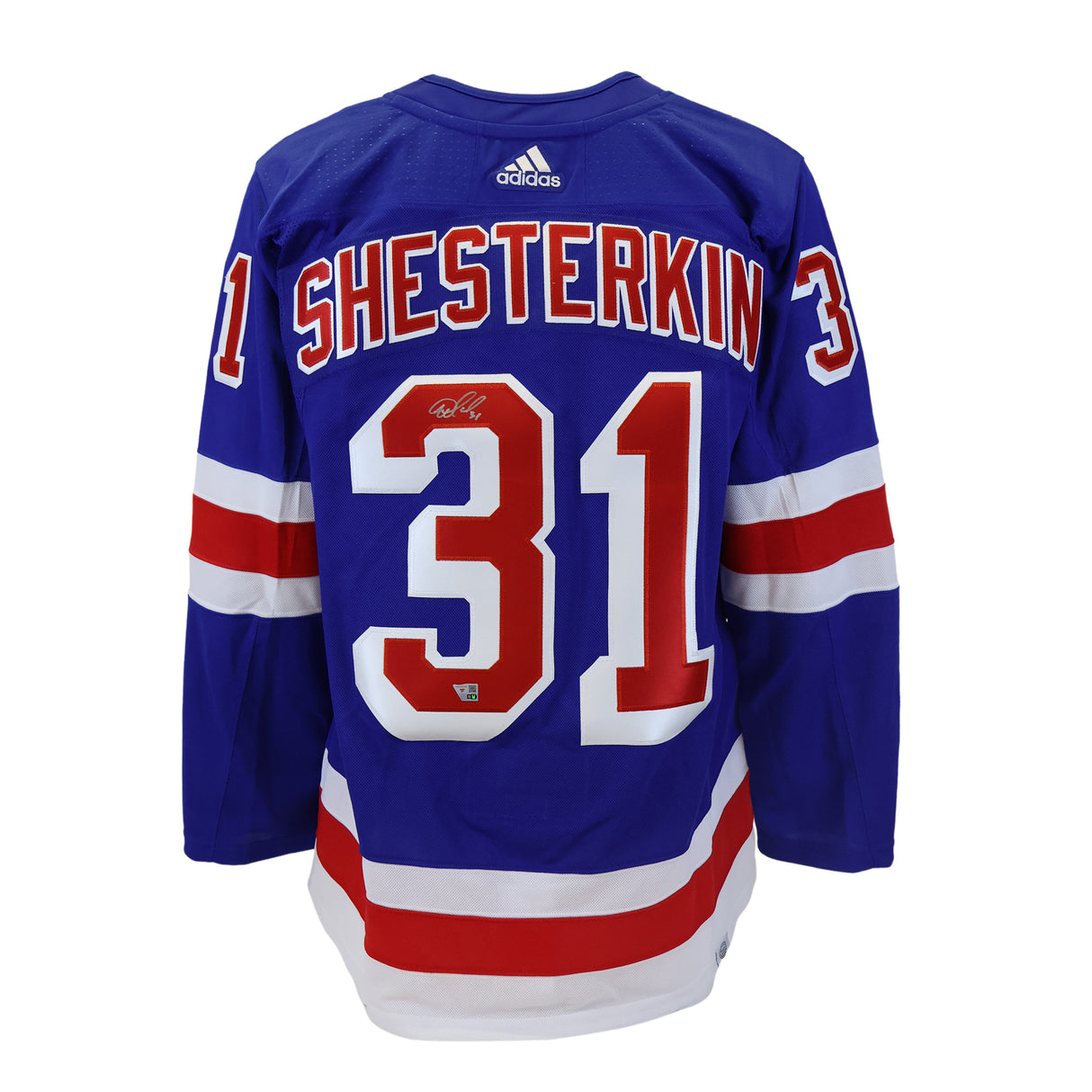 Igor Shesterkin New York Rangers Signed Blue Adidas Authentic Jersey
