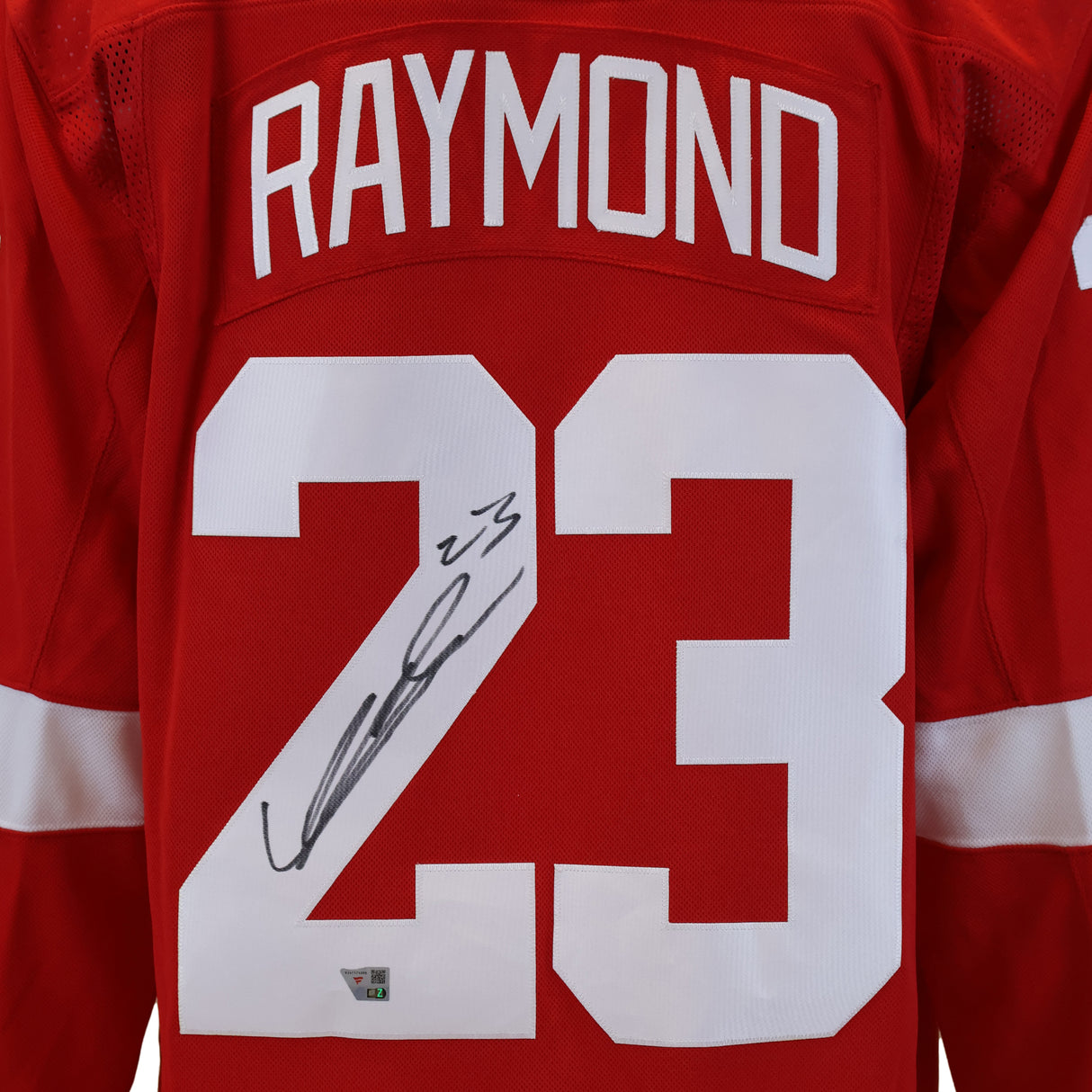 Lucas Raymond Detroit Red Wings Signed Red Adidas Authentic Jersey