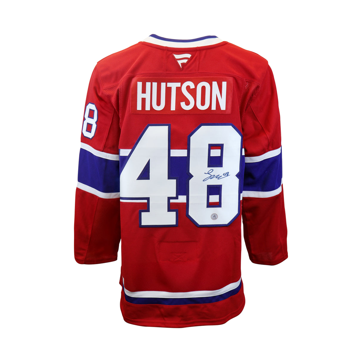 Lane Hutson Signed Jersey Montreal Canadiens Red Fanatics Premium - AUCTION