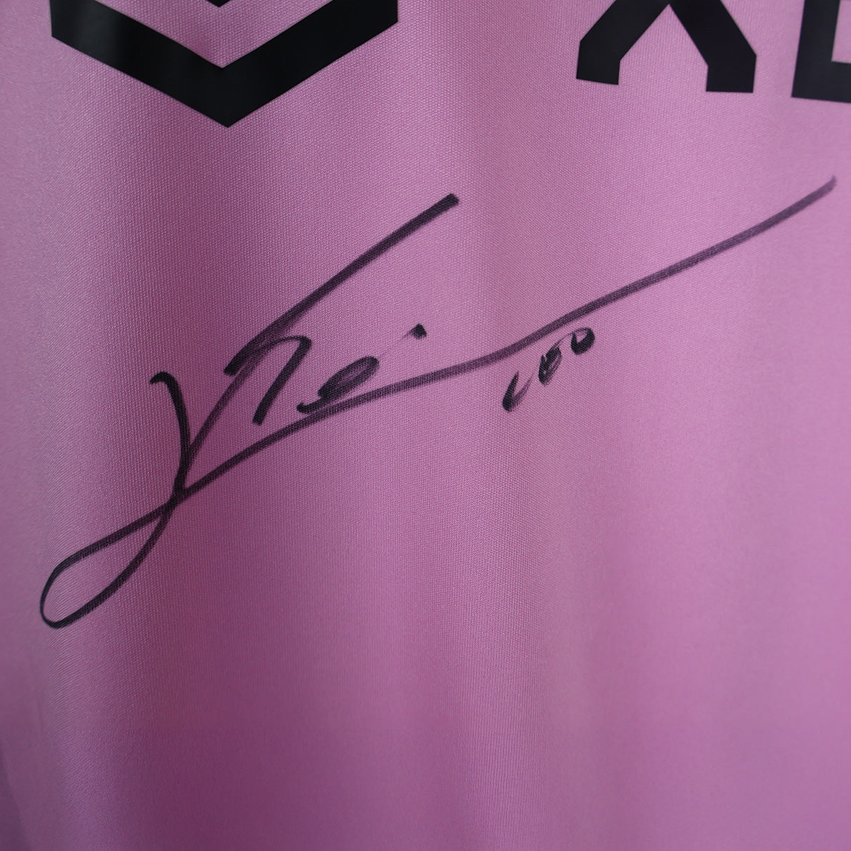 Lionel Messi Signed Inter Miami CF 2022-23 Home Jersey with 8x Ballon d'Or Commemoration