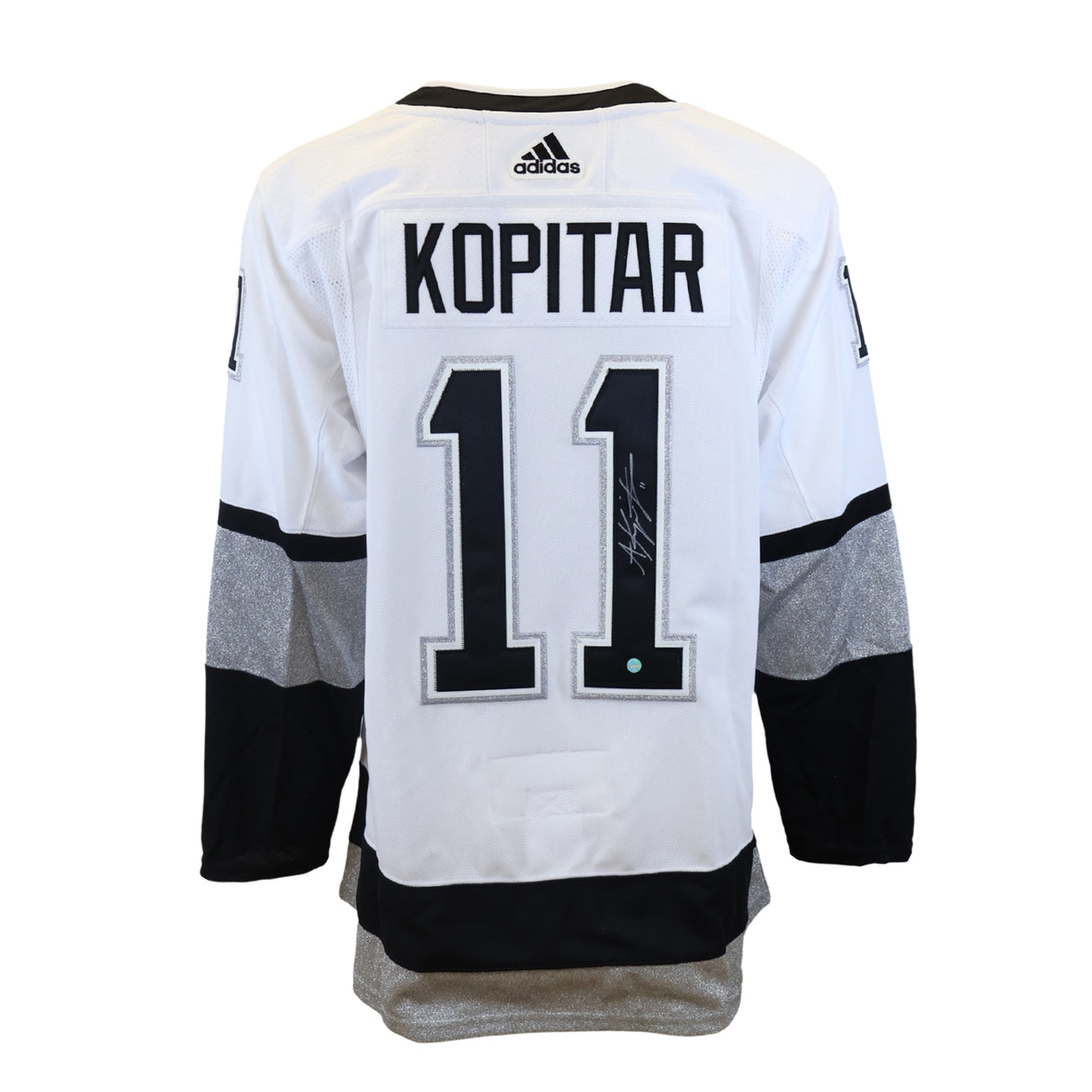 Anze Kopitar Signed Jersey Los Angeles Kings Adidas Third Team