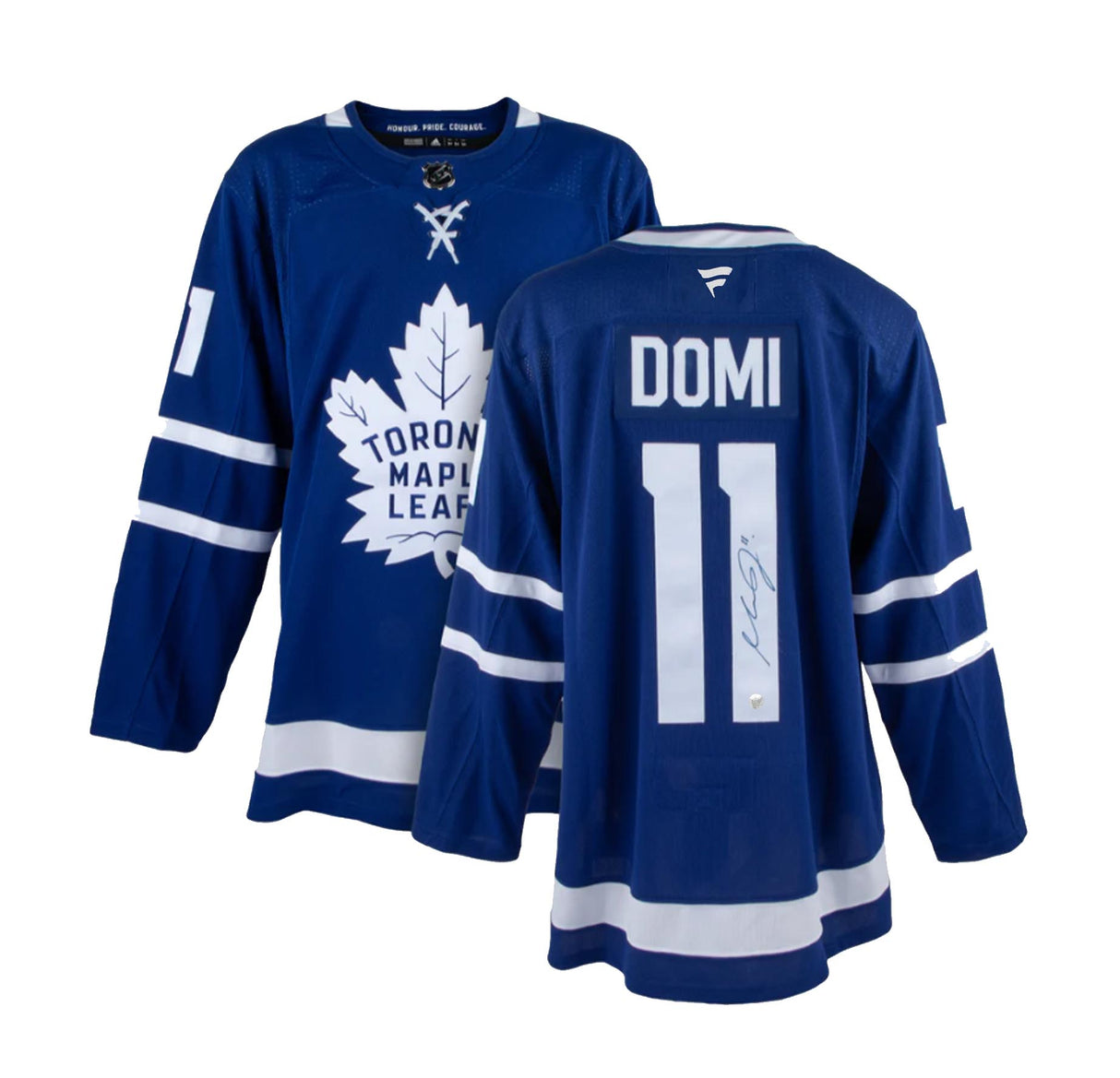 Max Domi Signed Jersey Toronto Toronto Maple Leafs Blue Fanatics Premium