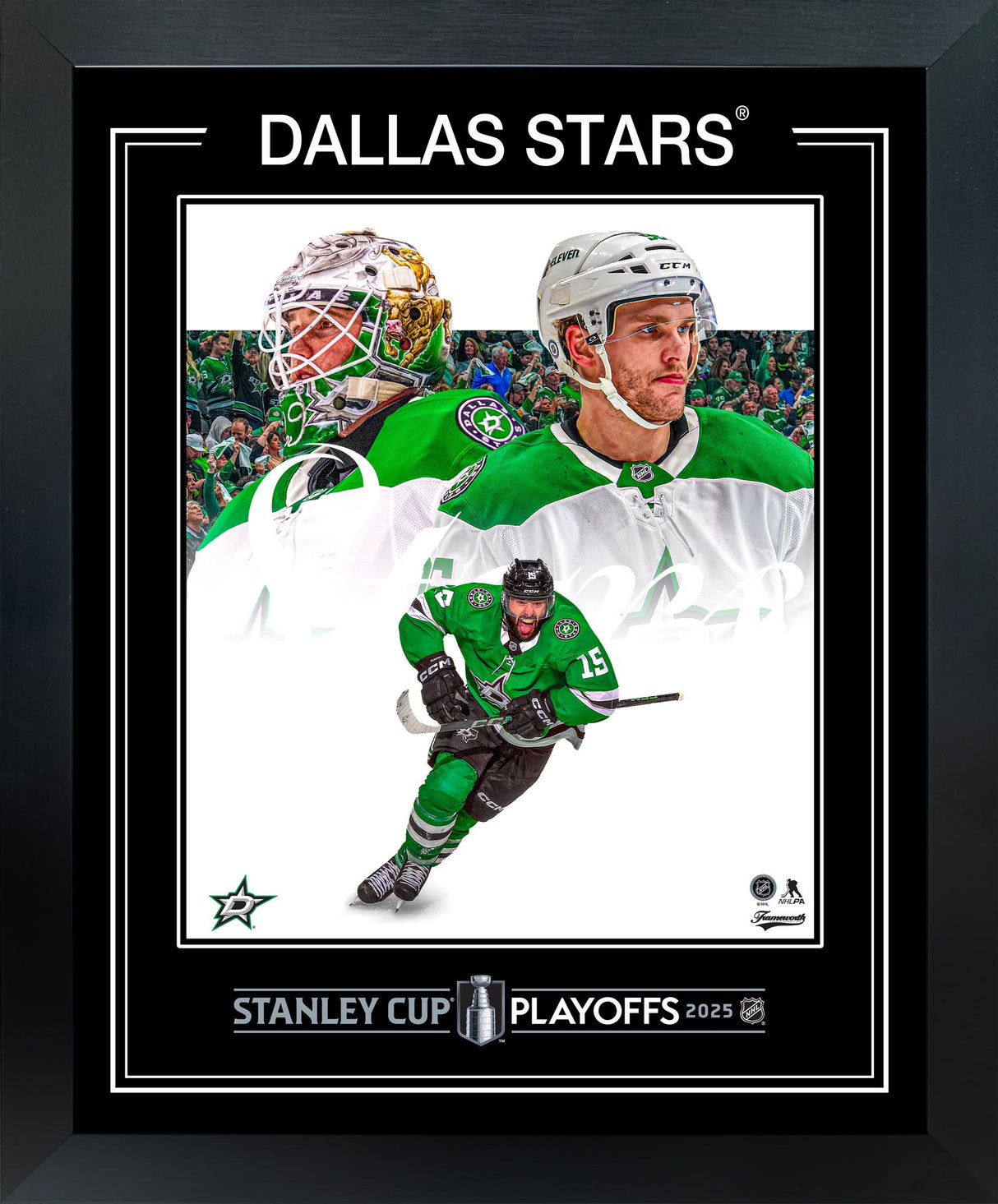 Dallas Stars Framed 16x20 PhotoGlass 2025 Stanley Cup Playoffs
