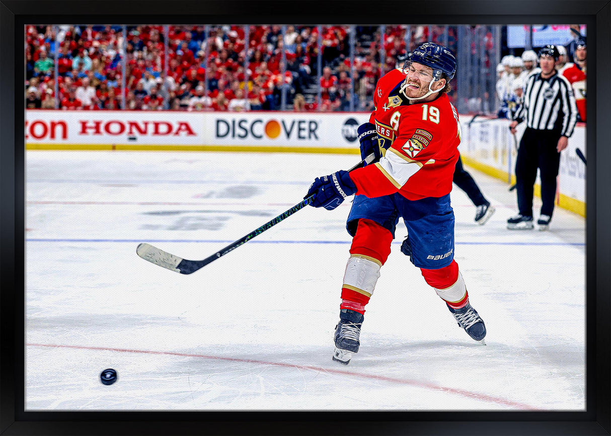 Matthew Tkachuk 20x29 Framed Canvas Panthers 2025 Playoffs