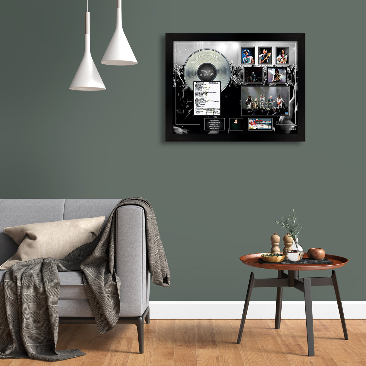 The Tragically Hip Framed Last Kingston Show with Set List