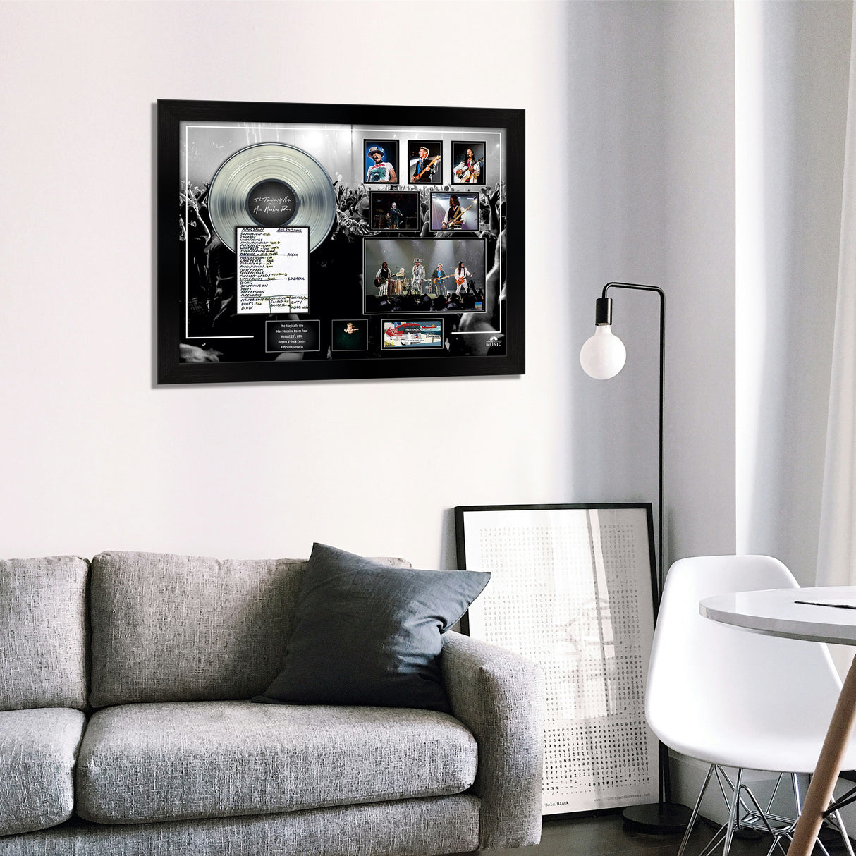 The Tragically Hip Framed Last Kingston Show with Set List