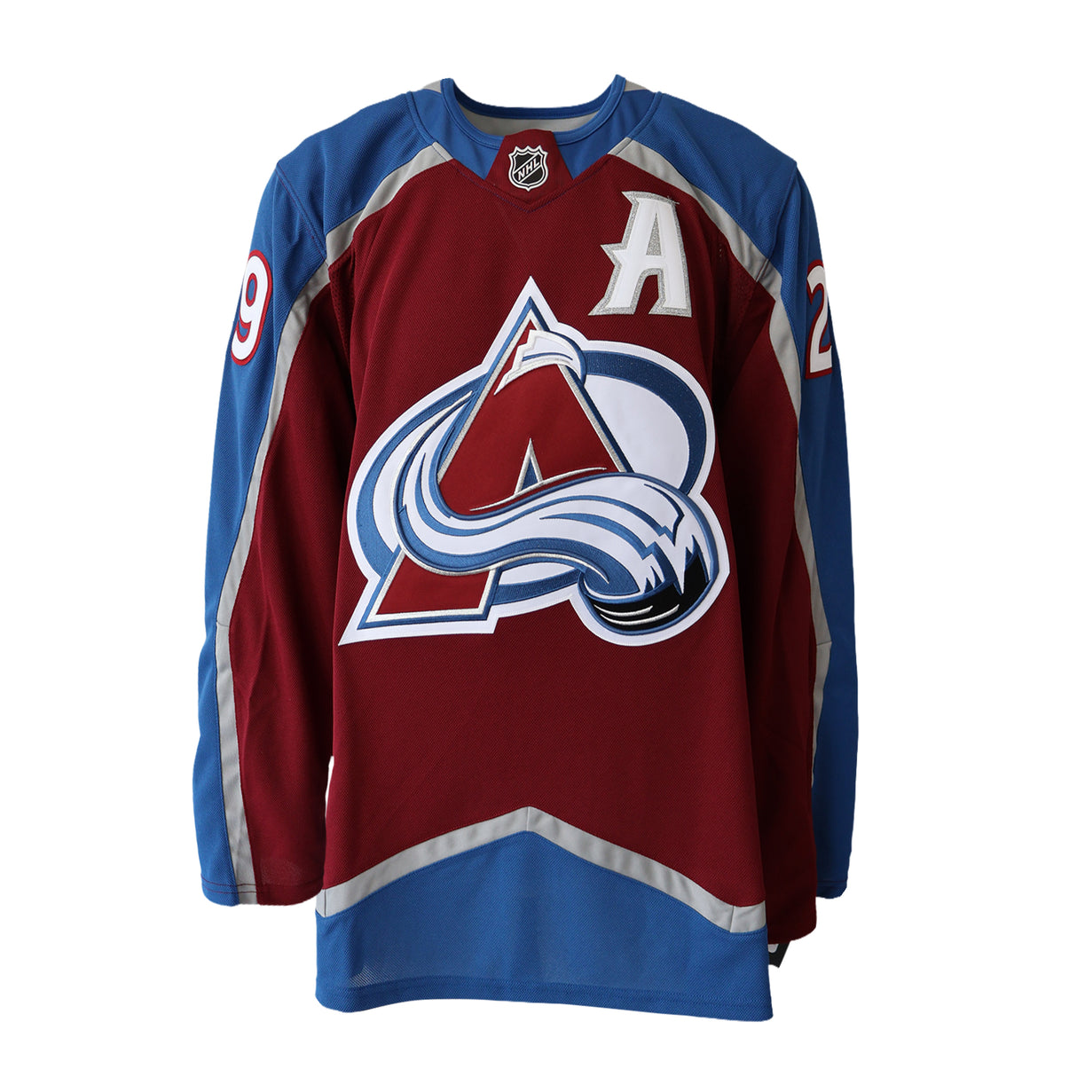 Nathan MacKinnon Signed Colorado Avalanche Burgundy Fanatics Premium Jersey - AUCTION