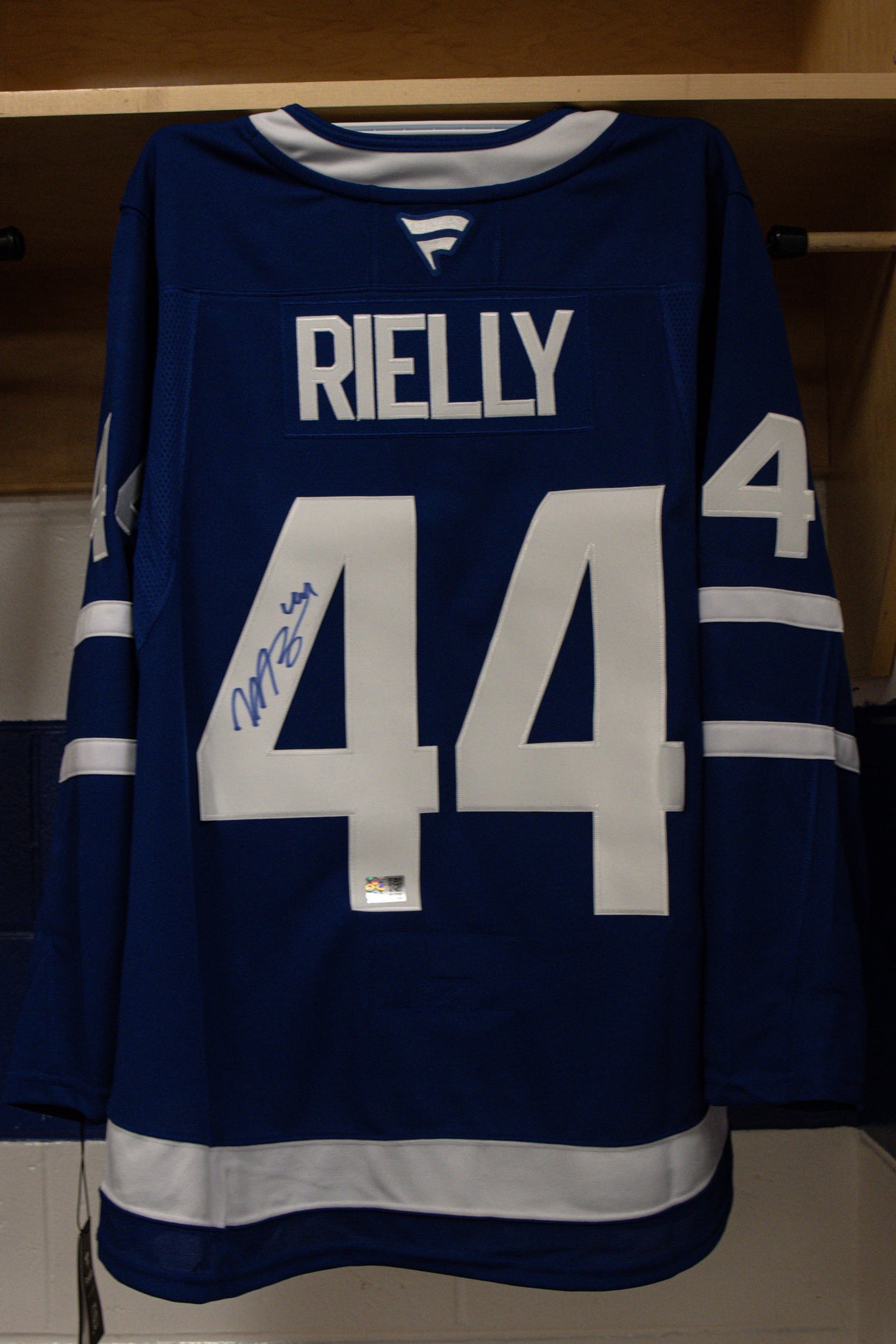 Morgan Rielly Signed Toronto Maple Leafs Fanatics Premium Jersey - AUCTION